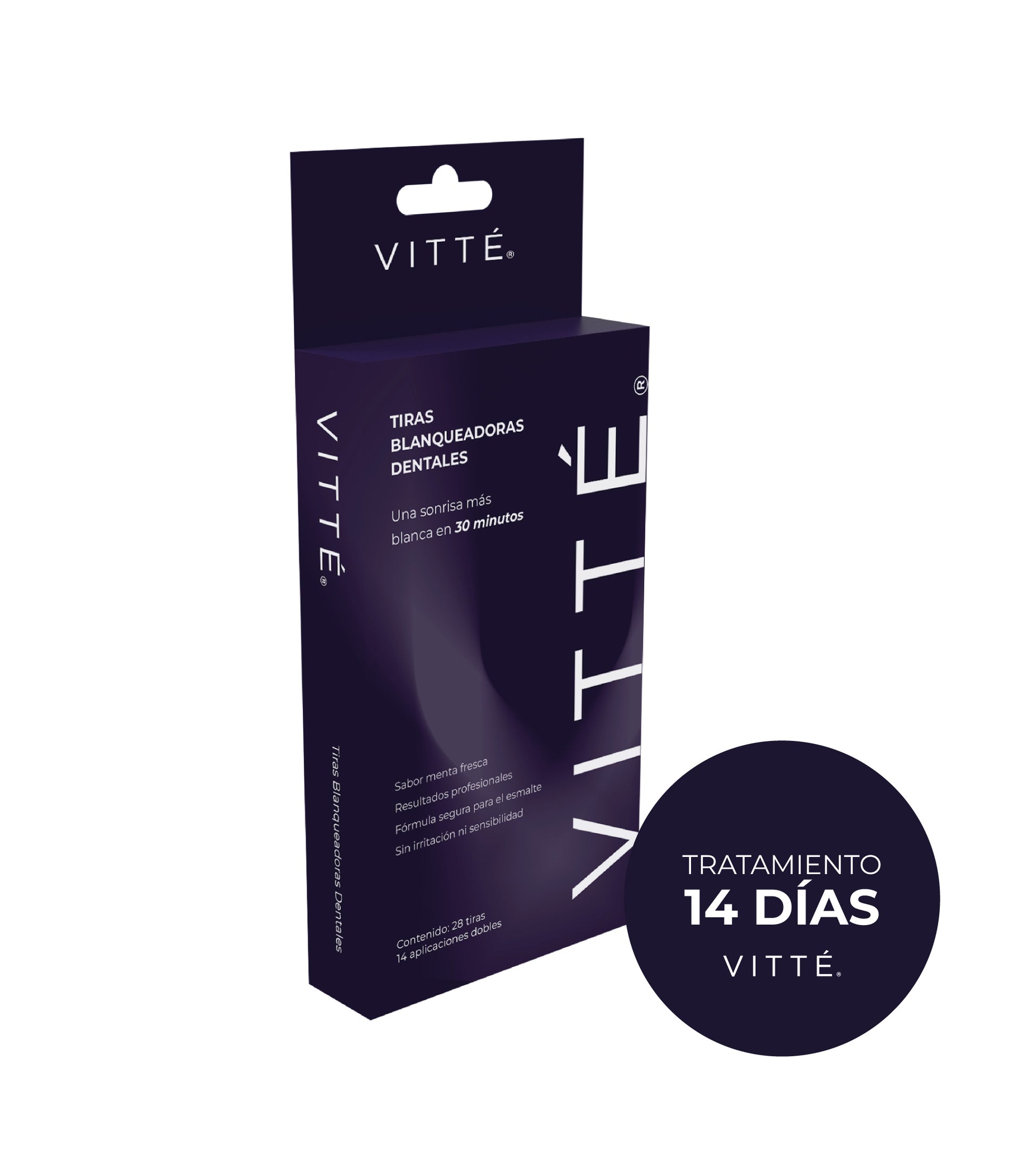 Tiras Blanqueadoras VITTÉ Pack 14 días