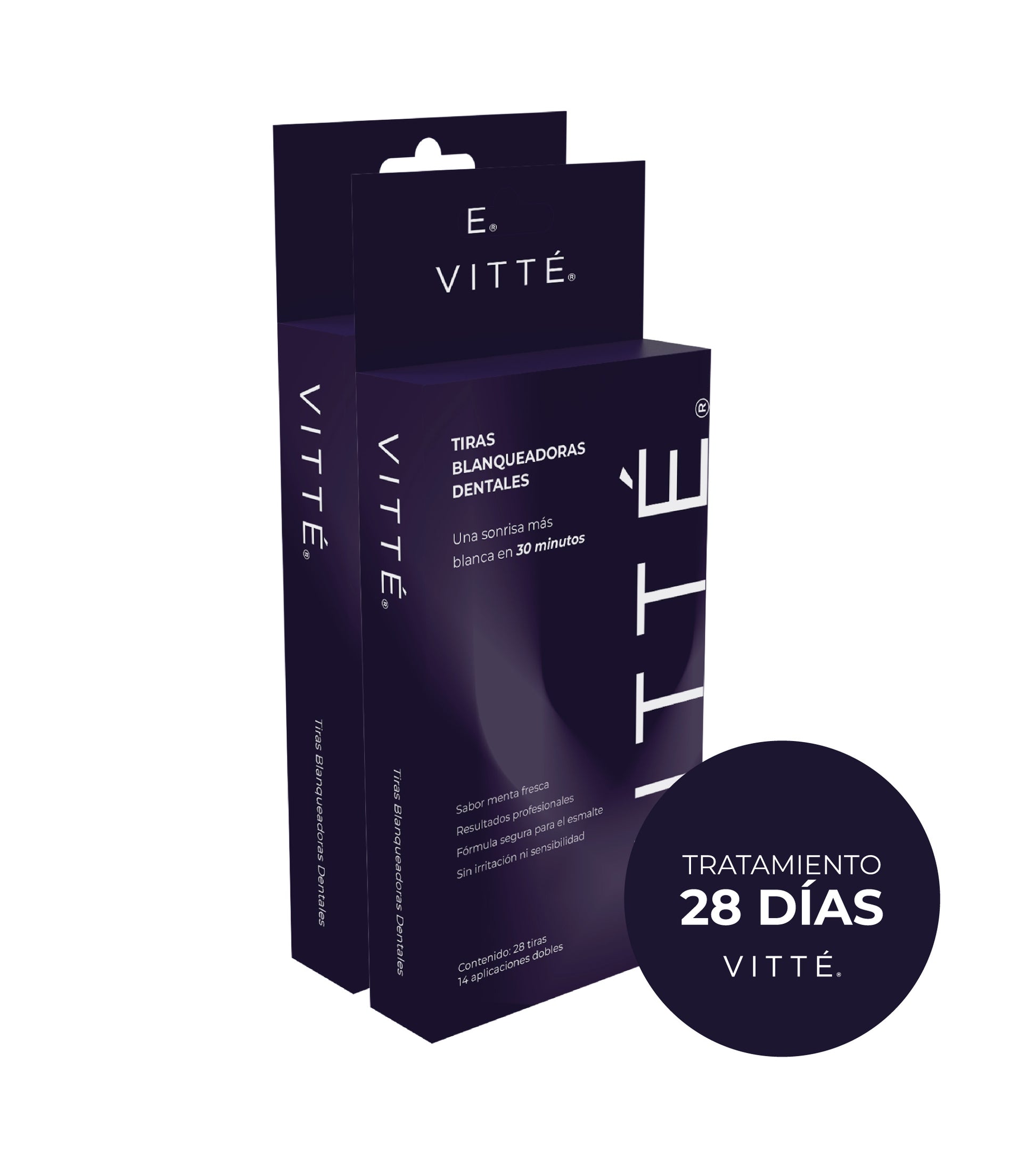 Tiras Blanqueadoras VITTÉ Pack 28 días