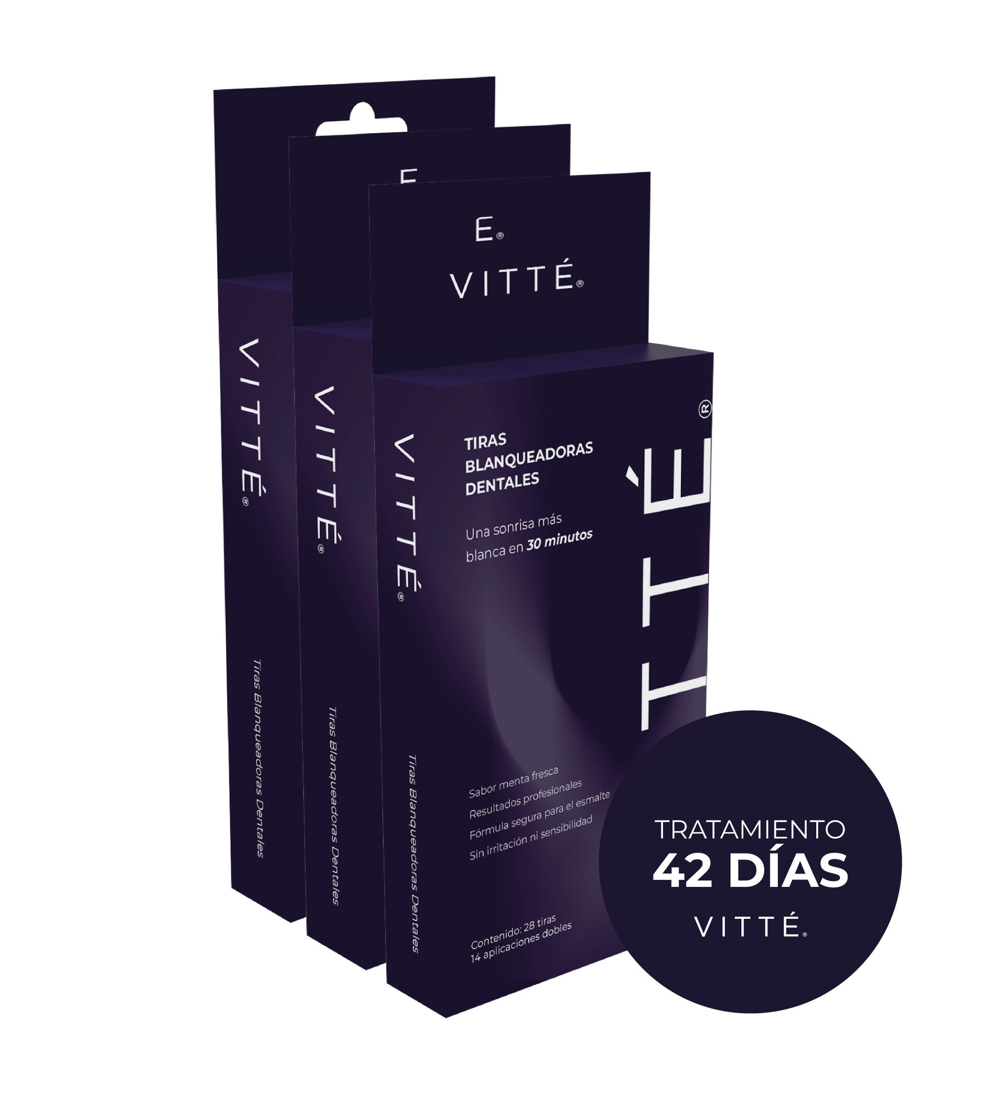 Tiras Blanqueadoras VITTÉ Pack 42 días