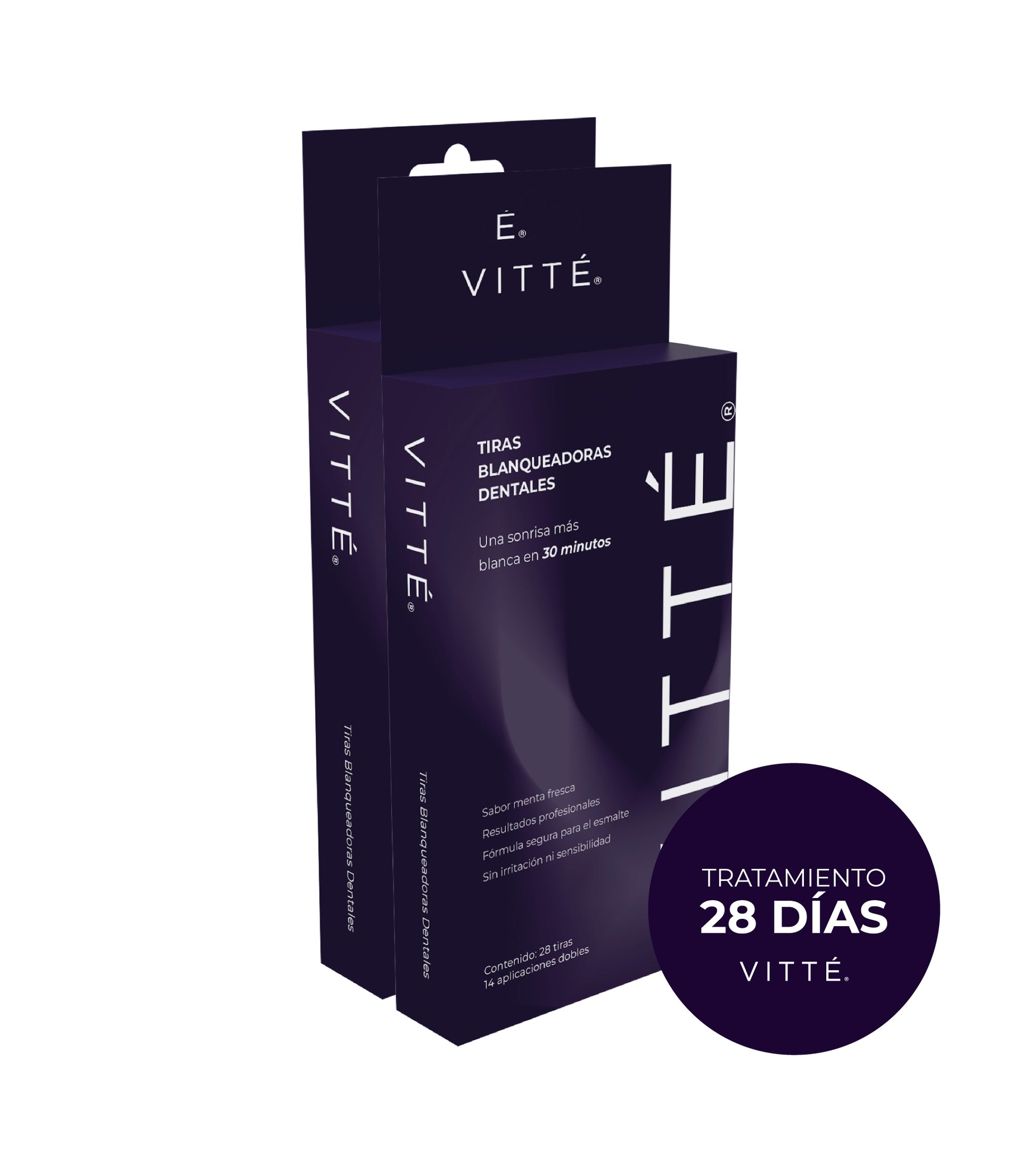 Tiras Blanqueadoras VITTÉ Pack 28 días